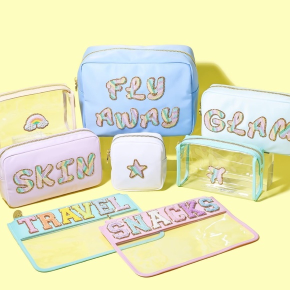 Stoney Clover Lane Snacks flat pouch Clear NWT COTTON CANDY "TRAVEL" - Picture 8 of 8